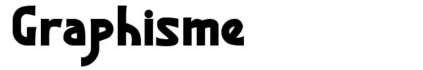 Graphisme font