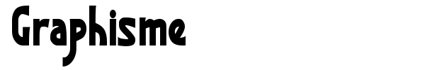 Graphisme font preview