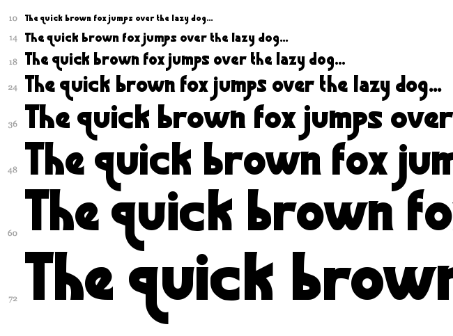 Graphisme font waterfall