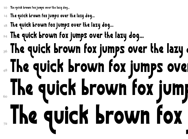 Graphisme font waterfall