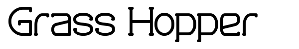 Grass Hopper font