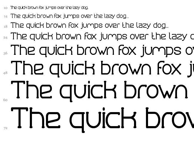 Grass Hopper font waterfall
