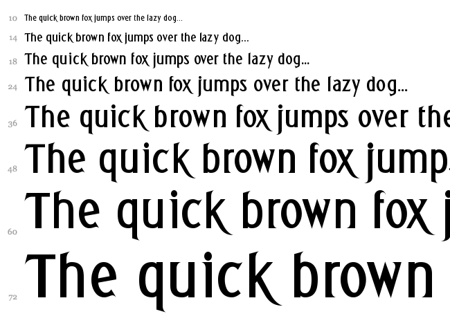 Greetings font waterfall