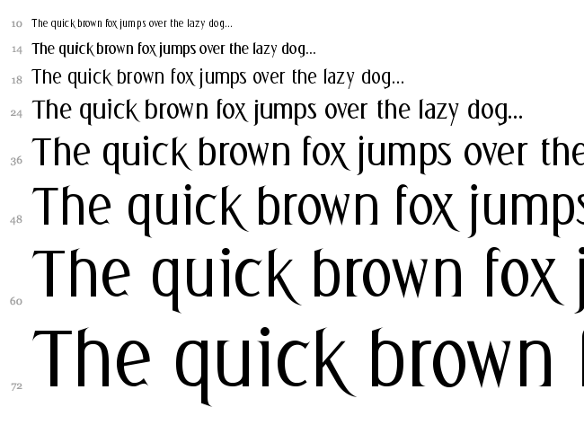 Greetings font waterfall