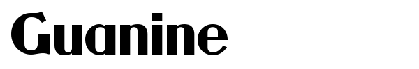 Guanine font