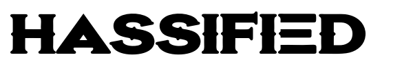 Hassified font preview