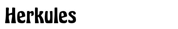 Herkules font