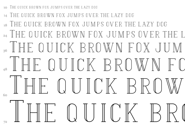 Hermione font waterfall