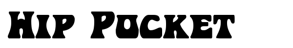 Hip Pocket font preview