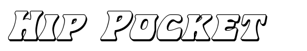 Hip Pocket font preview