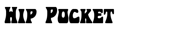 Hip Pocket font preview