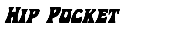 Hip Pocket font preview