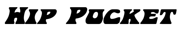 Hip Pocket font preview