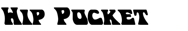 Hip Pocket font preview
