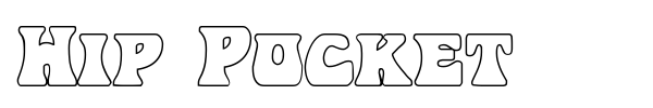 Hip Pocket font preview