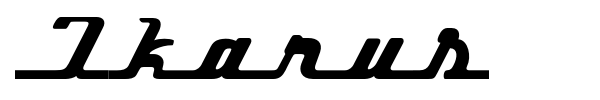 Ikarus font