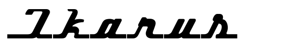 Ikarus font