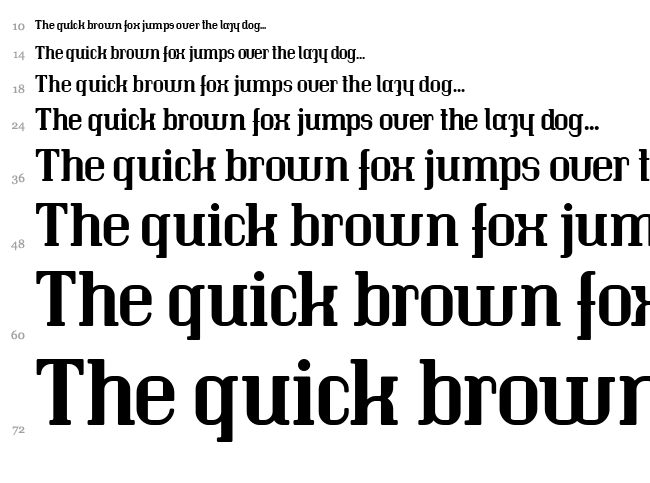 Immermann font waterfall