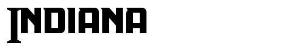 Indiana font