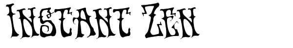 Instant Zen font