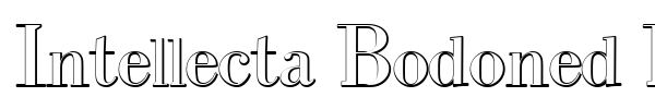 Intellecta Bodoned Beveled font