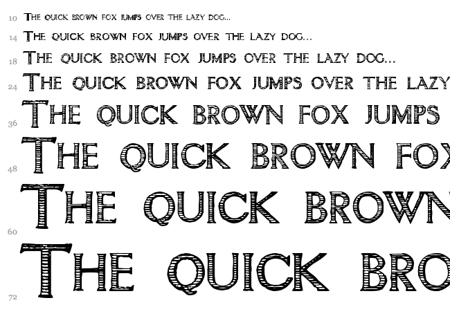 Intimacy font waterfall