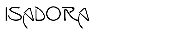 Isadora font