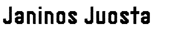 Janinos Juosta font