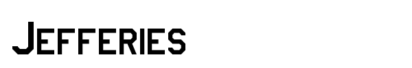 Jefferies font