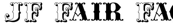 JF Fair Faces font preview