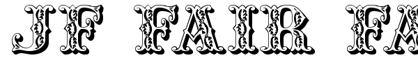 JF Fair Faces font preview