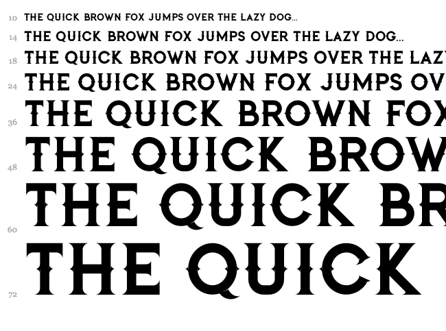Jibril font waterfall