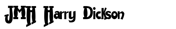 JMH Harry Dickson font