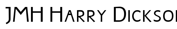 JMH Harry Dickson Subs font