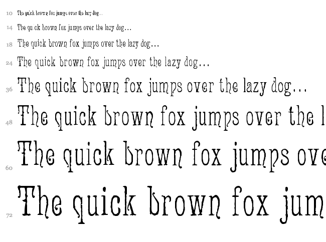 Jugend WF font waterfall