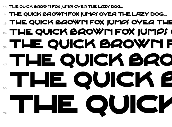 Junebug Stomp NF font waterfall