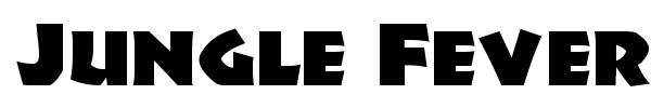 Jungle Fever font
