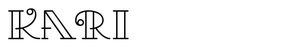 Kari font