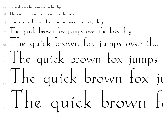 Koch-Antiqua Zier font waterfall