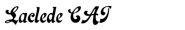 Laclede CAT font