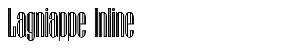Lagniappe Inline font