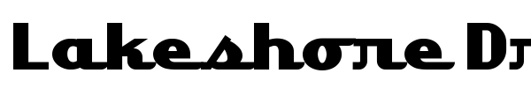 Lakeshore Drive font