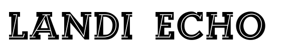 Landi Echo font