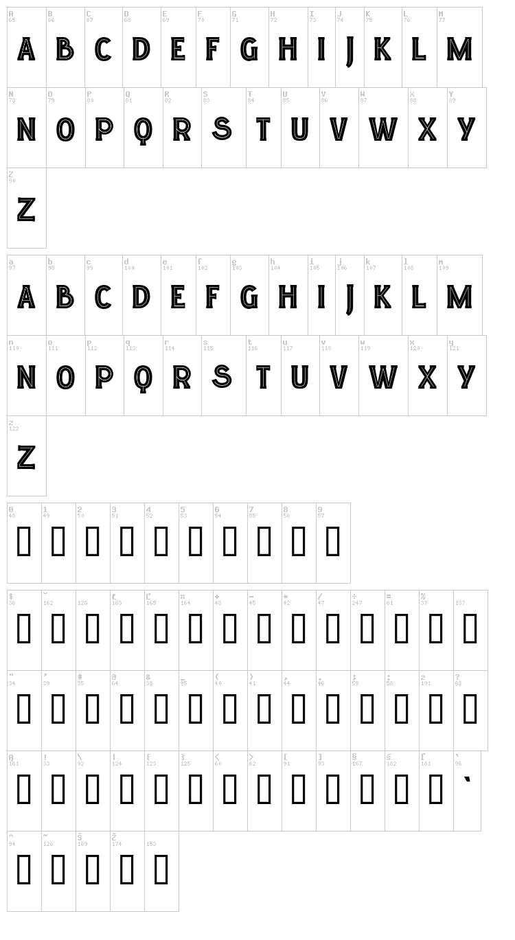 Lgf Elucidar Titulares font map