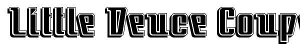 Little Deuce Coupe font