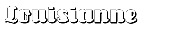 Louisianne font