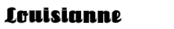 Louisianne font preview