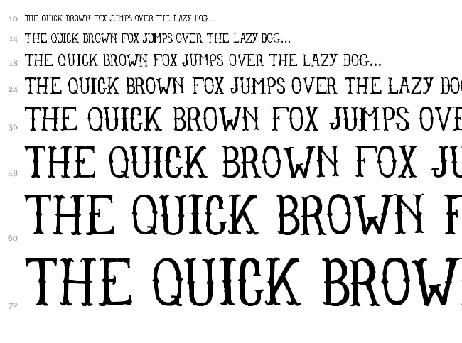 Lullaby font waterfall