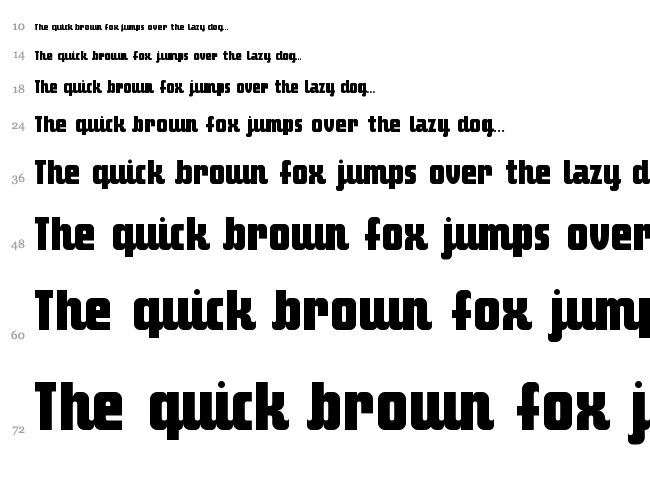 Makimango font waterfall