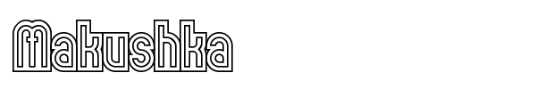 Makushka font preview